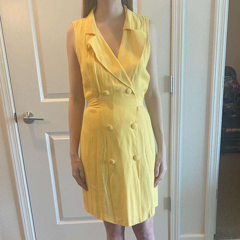 Vintage 1990’s yellow dress